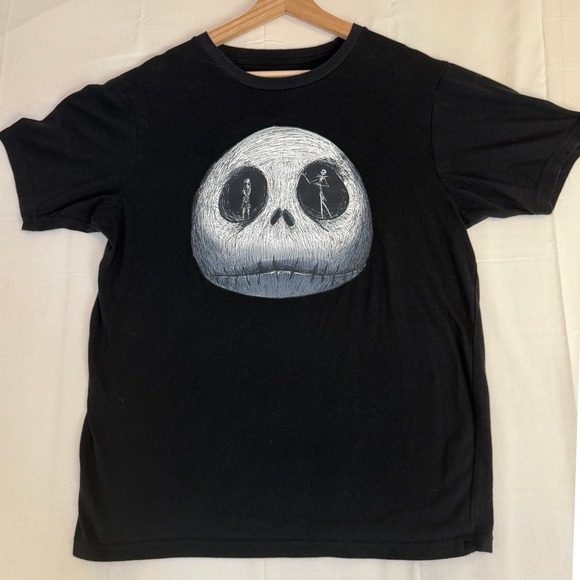 The Nightmare Before Christmas Other - Disney Nightmare Before Christmas Jack Skellington Graphic T-Shirt Black Medium
